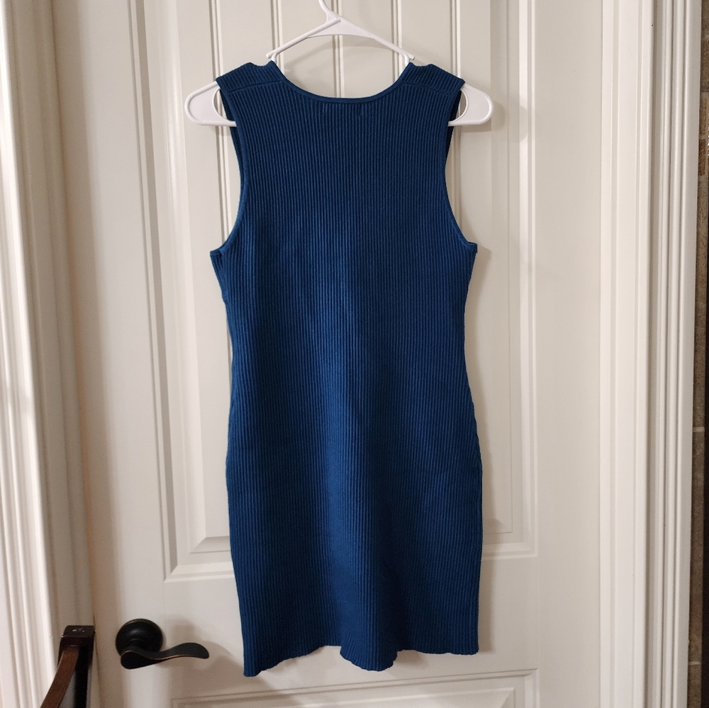 House of Harlow 1960 v-neck Compression mini dress - Picture 3 of 4